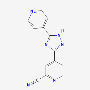 Topiroxostat structure, CAS 577778-58-6