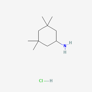 (3,3,5,5-tetramethylcyclohexyl)amine(SALTDATA: HCl) structure, CAS 32939-18-7