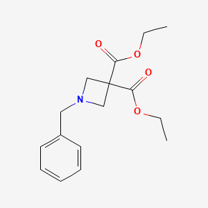 Diethyl 1-benzylazetidine... structure, CAS 642411-11-8