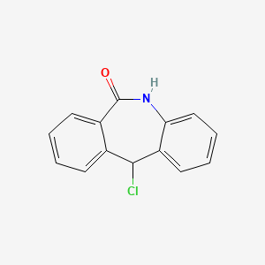 11-chloro-5,11-dihydro-dibenzo[b,e]azepin-6-one structure, CAS 723-86-4