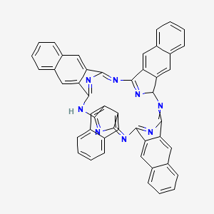 2,3-NAPHTHALOCYANINE structure, CAS 23627-89-6
