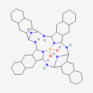 SILICON 2 3-NAPHTHALOCYANINE DIHYDROXIDE structure, CAS 92396-90-2