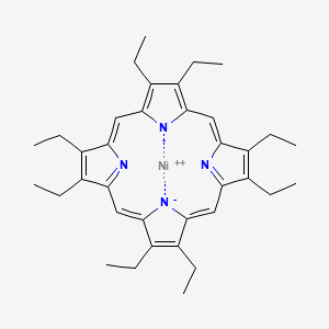 2,3,7,8,12,13,17,18-OCTAETHYL-21H,23H-PORPHINE NICKEL(II) structure, CAS 24803-99-4