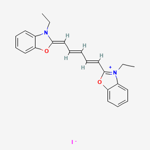 3,3'-DIETHYLOXADICARBOCYANINE IODIDE structure, CAS 14806-50-9