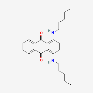 OIL BLUE N structure, CAS 2646-15-3