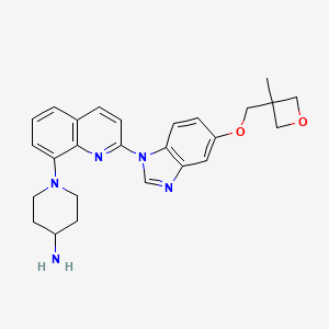 Crenolanib structure, CAS 670220-88-9
