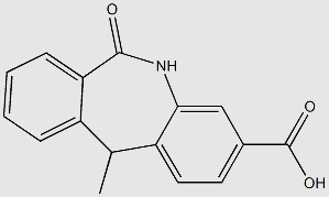 11-methyl-6-oxo-6,11-dihydro-5H-dibenzo[b,e]azepine-3-carboxylic acid structure, CAS 2089211-90-3