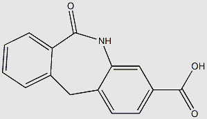 6-oxo-6,11-dihydro-5H-dibenzo[b,e]azepine-3-carboxylic acid structure, CAS 934962-67-1