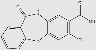 7-chloro-11-oxo-10,11-dihydrodibenzo[b,f][1,4]oxazepine-8-carboxylic acid structure, CAS 2090074-16-9