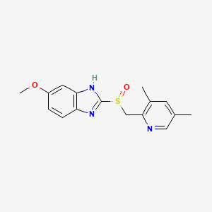 5-METHOXY-2-[(3,5-DIMETHYL-2-PYRIDINYL)-METHYLSULFINYL]-BENZIMIDAZOLE structure, CAS 110374-16-8