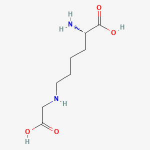 NE-CARBOXYMETHYL-L-LYSINE structure, CAS 5746-04-3