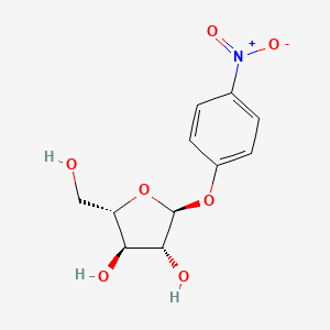 4-NITROPHENYL-ALPHA-L-ARABINOFURANOSIDE structure, CAS 6892-58-6