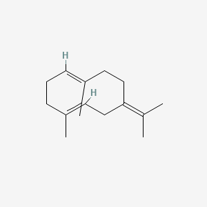 germacreneB,1,5-dimethyl-8-(1-methylethylidene)-1,5-cyclodecadiene structure, CAS 15423-57-1