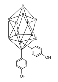 1,2-Bis-(4-hydroxyphenyl)-o-carborane structure, CAS 31177-92-1
