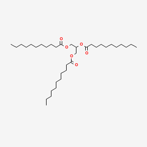 TRIUNDECANOIN structure, CAS 13552-80-2