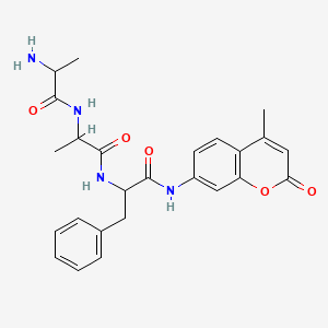 ALA-ALA-PHE-MCA HYDROCHLORIDE structure, CAS 62037-41-6