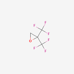 2,2-BIS(TRIFLUOROMETHYL)OXIRANE structure, CAS 31898-68-7