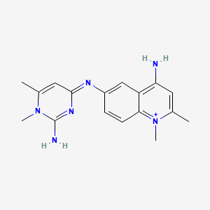 QUINAPYARAMINE SULPHATE / CHLORIDE structure, CAS 20493-41-8