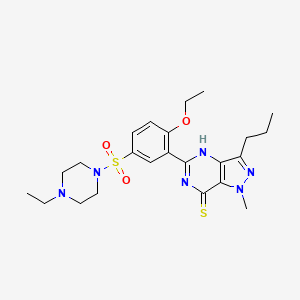 Thiohomosildenafil structure, CAS 479073-80-8