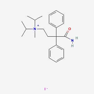 ISOPROPAMIDE IODIDE structure, CAS 71-81-8