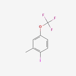2-METHYL-4-(TRIFLUOROMETHOXY)IODOBENZENE structure, CAS 886763-05-9