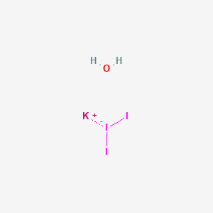 POTASSIUM TRIIODIDE ( AQUEOUS SOLUTION -- 75% to 80% ) structure, CAS 7790-42-3