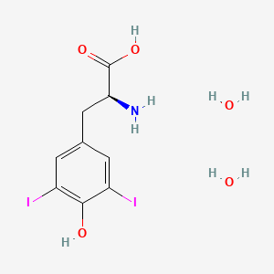 3 5-DIIODO-L-TYROSINE DIHYDRATE structure, CAS 18835-59-1