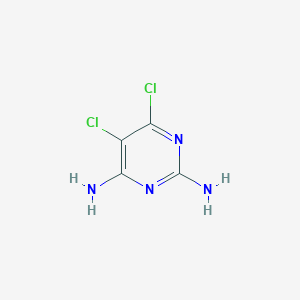 5,6-dichloropyrimidine-2,4-diamine structure, CAS 89033-89-6