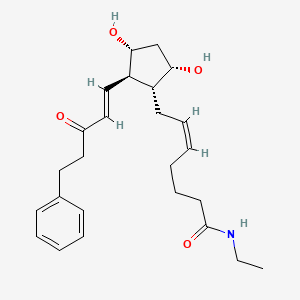 Bimatoprost Impurity III structure, CAS 1163135-96-3