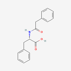 N-(PHENYLACETYL)-L-PHENYLALANINE structure, CAS 738-75-0