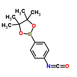 (4-ISOCYANATOPHENYL)BORONIC ACID, PINACOL ESTER structure, CAS 380430-64-8