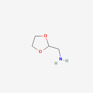 2-(AMINOMETHYL)-1,3-DIOXOLANE structure, CAS 4388-97-0