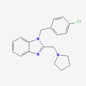 Clemizole structure, CAS 442-52-4