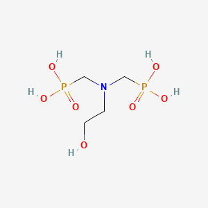 [[(2-hydroxyethyl)imino]bis(methylene)]bisphosphonic acid structure, CAS 5995-42-6