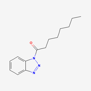 1-Octanoylbenzotriazole structure, CAS 58068-80-7