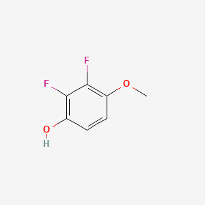 4-Methoxy-2,3-difluorophenol structure, CAS 261763-29-5