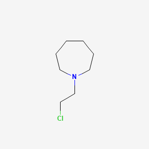 1-(2-CHLOROETHYL) HEXAMETHYLENIMINE structure, CAS 2205-31-4