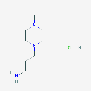 N-METHYL-N'-(3-AMINO PROPYL) PIPERAZINE HCL structure, CAS 216144-65-9