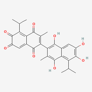 Apogossypolone structure, CAS 886578-07-0