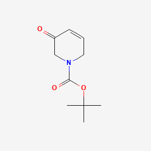 tert-Butyl 5-oxo-5,6-dihydropyridine-1(2H)-carboxylate structure, CAS 156496-89-8