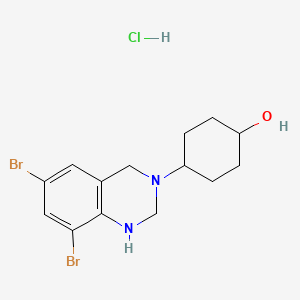 AMbroxol hydrochloride iMpurity B structure, CAS 15942-08-2