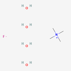 TETRAMETHYLAMMONIUM FLUORIDE TETRAHYDRATE structure, CAS 17787-40-5