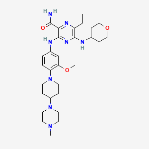 ASP-2215 structure, CAS 1254053-43-4