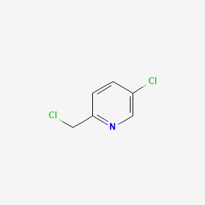 5-CHLORO-2-(CHLOROMETHYL)PYRIDINE structure, CAS 10177-24-9