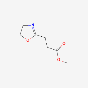 METHYL 3-(4,5-DIHYDRO-1,3-OXAZOL-2-YL)PROPANOATE structure, CAS 17612-21-4