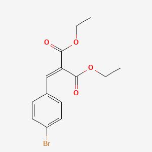 DIETHYL (4-BROMOBENZYLIDENE)MALONATE structure, CAS 22399-01-5