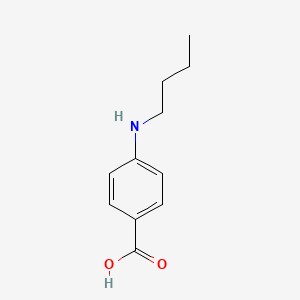 4-(BUTYLAMINO)BENZOIC ACID structure, CAS 4740-24-3