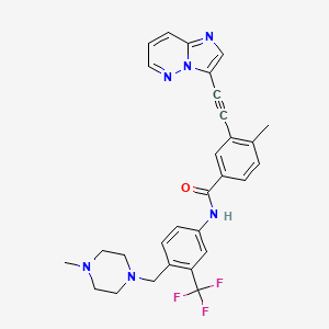 Ponatinib structure, CAS 943319-70-8