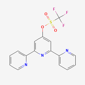 4'-Trifluoromethylsulfono-2,2':6',2''-terpyridine structure, CAS 134653-69-3