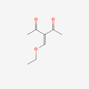 3-(ETHOXYMETHYLENE)-2,4-PENTANEDIONE structure, CAS 33884-41-2